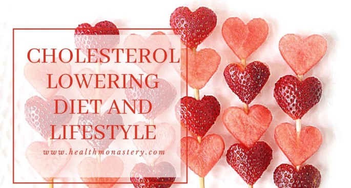 Cholesterol Lowering Diet and Lifestyle