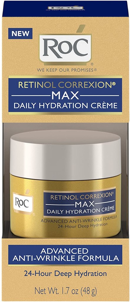 skincare product 
Roc Retinol Correxion Max Daily Hydration Anti-Aging Cream