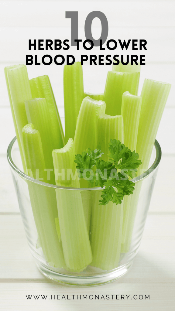 Celery for high blood pressure
